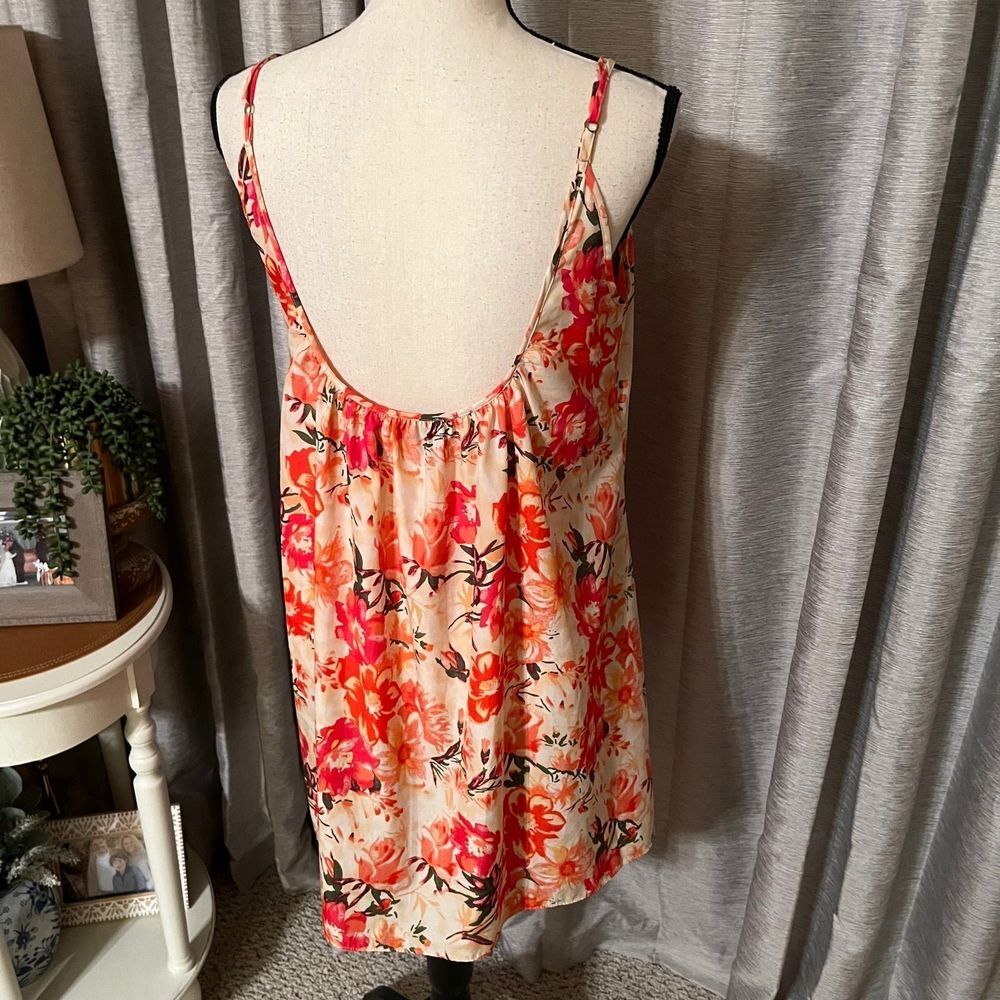 Show Me Your Mumu Women SZ Medium Pink Floral Trapeze Sleeveless Mini Dress Tank - Picture 5 of 11